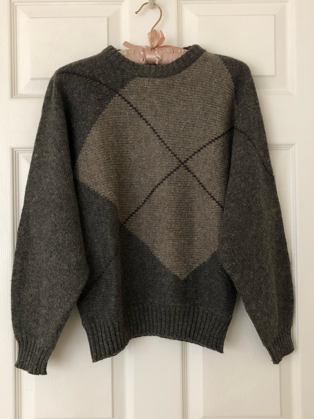 Vintage Generra Crew Neck Sweater Taupe Size Small